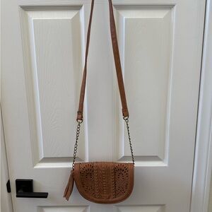 Brown Leather Crossbody Bag NWOT